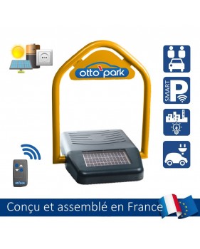 Arceau Réservation Parking Stationnement à Energie Solaire Barrière Autonome - Clé pompier + Télécommande