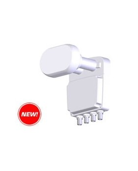 LNB Monobloc 4,3 ° QUATTRO 0,2 dB - CITYCOM CCL 244 - 3 ans de garantie