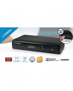 Décodeur Double tuner Adaptateur TNT HD Metronic ZAPBOX EH-D2