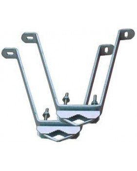 Fixation Murale en U pour mat deport 350 mm (par paire)