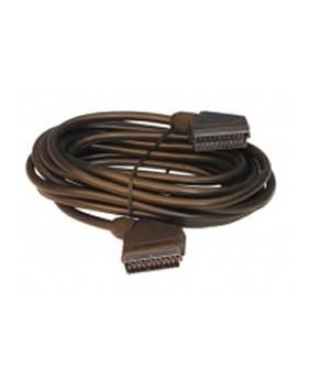 Cordon péritel Mâle (Entièrement  câble) 5m