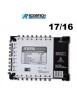 Multiswitch 17/16 NT Rogetech  - 17 entrées vers 16 Sorties
