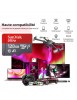 Carte Micro TF SD classe 10 SanDisk 128 G - originale, carte mémoire pour Smartphone Tablette Caméra Surveillance