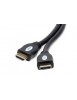 Cordon HDMI - HDMI - 3m - Contacts dores - Version 1.4