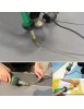 pistolet de soudure du plastique 1600W – Boîte à outils, 40-600°C, Air chaud, Buses, Rouleau, PE/PVC, Tige
