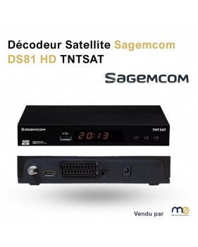 Décodeur satellite SAGEMCOM DS81HD TNTSAT