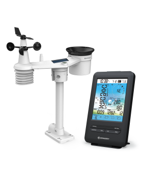 Centrale météo avec prévisions à 4 jours, avec capteur extérieur 7 en 1 - WIFI-4CAST - BRESSER