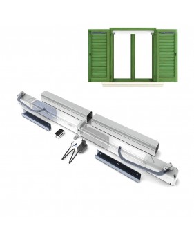 Kit Motorisation des volets battants à 2 vantaux sans fil Système Automatisme Ducati Home Automation Persy 52