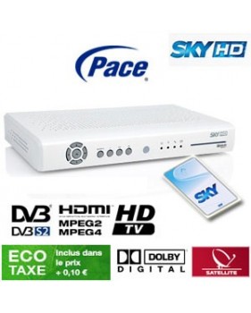 Abonnement Sky Italia HD 1 Bouquet (Sky TV + Sport) 12 mois via Hotbird 13° E + Sky box HD