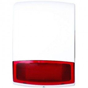 Sirène Filaire Stroboscopique externe, Clignotant, Alarme 100dB, haut parleur, Compatible avec le Système d'Alarme avec Port Fil