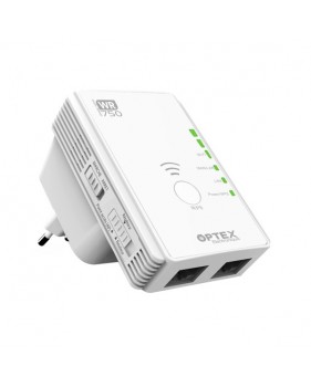 Répéteur de signal Wi-Fi 750 Mbs Optex 725829 - Double bande fréquence 2,4GHz & 5GHz Point d’accès 750 Mb/s