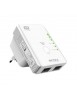 Répéteur de signal Wi-Fi 750 Mbs Optex 725829 - Double bande fréquence 2,4GHz & 5GHz Point d’accès 750 Mb/s
