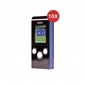 Pack 10 Détecteurs de Radioactivité Compteur Geiger Radiomètre Dosimètre - Soeks 01M - Mesure Gamma Beta X Ray ALAR Geiger Count