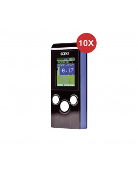 Pack 10 Détecteurs de Radioactivité Compteur Geiger Radiomètre Dosimètre - Soeks 01M - Mesure Gamma Beta X Ray ALAR Geiger Count