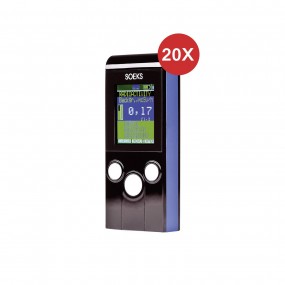 Pack 20 Détecteurs de Radioactivité Nucléaire Compteur Geiger Radiomètre Dosimètre - Soeks 01M - Mesure Gamma Beta X Ray ALAR