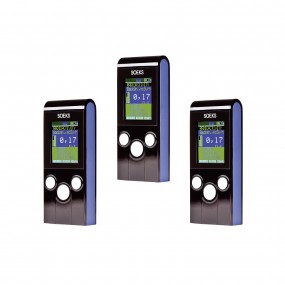 Pack 3 Détecteurs de Radioactivité Compteur Geiger Radiomètre Dosimètre - Soeks 01M - Mesure Gamma Beta X Ray ALAR Geiger Counte