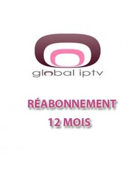 Réabonnement Global IPTV HD Arabe  - 500 Chaînes - 12 mois