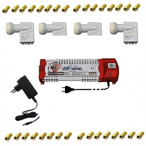 Multiswitch, multi-commutateur distributeur MS17/12-PIU EMP Centauri ou Rogetech ou golden interstar - 17 entrées vers 12 Sortie