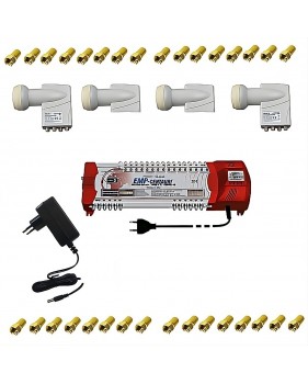 Multiswitch, multi-commutateur distributeur MS17/12-PIU EMP Centauri ou Rogetech ou golden interstar - 17 entrées vers 12 Sortie