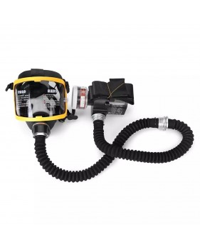 Masque électrique de protection, Système de respirateur à masque à gaz intégral alimenté en air à débit constant électrique, Fou