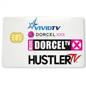 Abonnement Hustler TV + Dorcel TV + Vivid TV - 12 mois - 4 chaînes - Viaccess 5 - via Astra 19.2° E