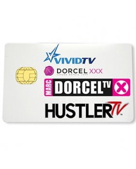 Abonnement Hustler TV + Dorcel TV + Vivid TV - 12 mois - 4 chaînes - Viaccess 5 - via Astra 19.2° E