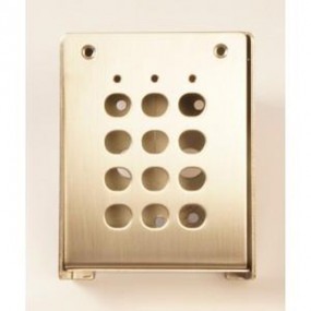 Boîtier inox en applique pour clavier à code BSAB102
