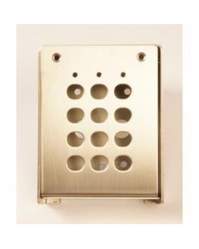 Boîtier inox en applique pour clavier à code BSAB102