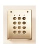 Boîtier inox en applique pour clavier à code BSAB102