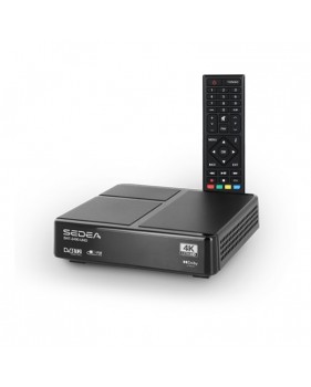 Recepteur TV TNT 4k DVB-T2 UHD Terrestre SNT-2400UHD SEDEA