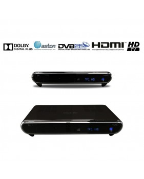 Décodeur récepteur TNT Aston DIVA HD Easy FRANSAT - 3D RADIO Time shifting HDMI Péritel Audio RCA 2 lecteurs de carte