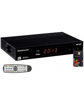 Sagem Ds81hd Décodeur Satellite Tntsat Hd (vendu Avec Carte)