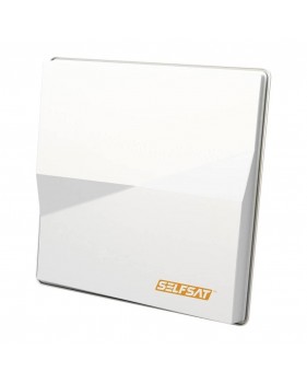 Antenne satellite plate Selfsat H50M4 - LNB Quad - Double polarisation - Réception bisatellite