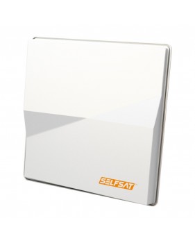 Antenne Satellite plate Selfsat H50M2 - LNB Twin - Double polarisation - Réception bisatellite