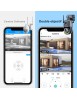 Caméra Surveillance Extérieure Double Objectif IP HD Sécurité 6MP