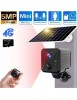 Mini caméra à panneau solaire extérieure, sécurité CCTV, Carte vidéo 4G, Wi-Fi, 5MP+ Carte TF 128 GB