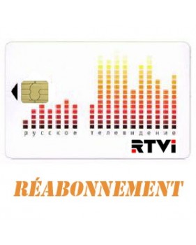 Réabonnement Russe RTVi - 12 mois - Hot Bird 13° E