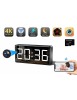 Mini caméra d'horloge de Sécurité WiFi 4K HD avec une application intelligente et détection de Mouvement + Carte micro TF SD 128