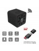 Mini caméra HD WiFi Petite Grand Angle 1080P Etanche Caméscope + Carte Micro TF SD 128Go + Lecteur USB 2.0 - DVR Sport Micro