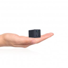 Mini caméra de surveillance sans fil à vision bidirectionnelle 140° LED infrarouge HD 1080P