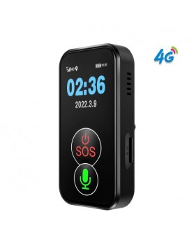 Mini traceur tracker GPS 4G étanche avec Micro GSM, appel SOS, sécurité contre la perte - Autonomie 100 jours