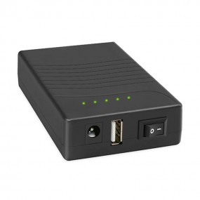 Power Bank Batterie lithium-ion, rechargeable, 36 W, 12 V, double sortie de 12/5 V, avec chargeur, pour bandes lumineuses, camér