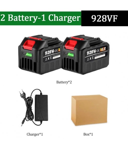 Batterie Lithium Rechargeable 20V, UE, 15000mAh, 928VF, 22500mAh, indicateur de capacité, pour perceuse électrique, tronçonneuse