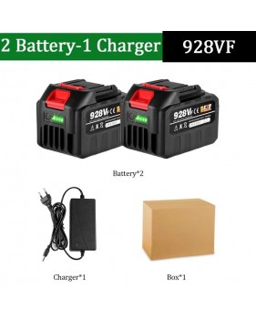Batterie Lithium Rechargeable 20V, UE, 15000mAh, 928VF, 22500mAh, indicateur de capacité, pour perceuse électrique, tronçonneuse