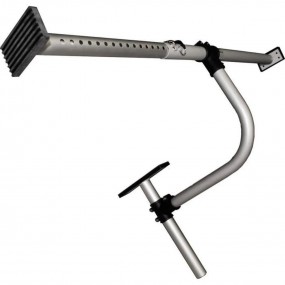 Support de fenêtre pour Parabole Antenne Easy Mont - D Tuyau 3,5 cm, Parabole Diamètre 75cm max, Envergure 80-120cm