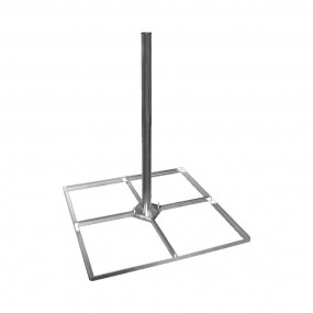 SSpport Pour Antenne Parabole Balcon Toit Terrasse - Avec Entretoises De Support 4x50, Pied Support De Toit Plat