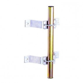 2 Fixations Murales Type Ascenseur - Sans Contre Plaque - Déport 100 Mm - Mât Ø 30 À 50 M Tonna - 509163