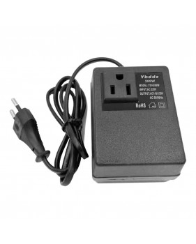 Convertisseur de Tension Adaptateur Alimentation 200W, 220V à 110V, Adaptateur de Voyage, Prise EU