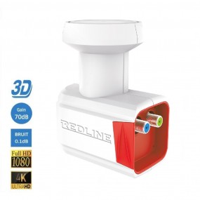 LNB Twin High Gain 70 dB – Facteur de Bruit 0,1dB Full HD 4K TNTSAT ASTRA FRANSAT