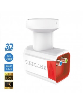 LNB Twin High Gain 70 dB – Facteur de Bruit 0,1dB Full HD 4K TNTSAT ASTRA FRANSAT